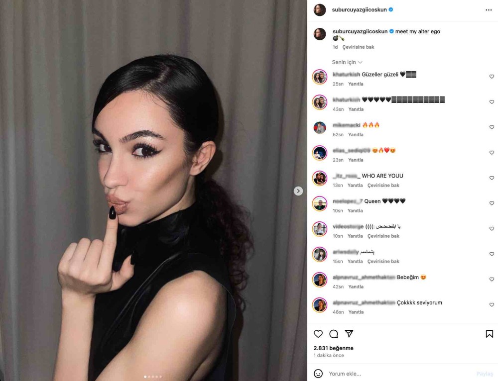 su burcu yazgi coskun un davet tarzi gundem oldu vay black swan fenoreporter